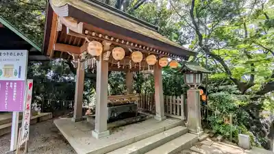 検見川神社の手水舎