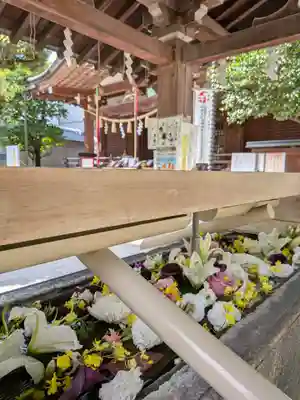 鳩森八幡神社の手水舎