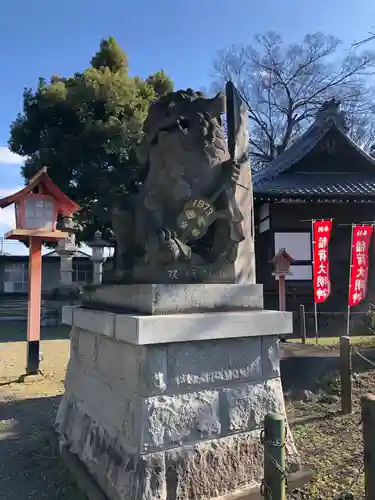 赤城久伊豆神社の狛犬