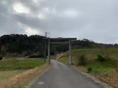 白山神社の鳥居