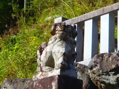 照日神社の狛犬