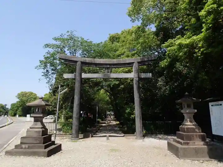 江田神社の鳥居
