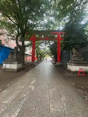 花園神社の鳥居