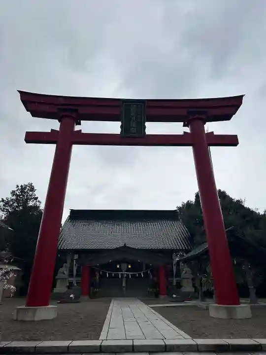 越中護国八幡宮の鳥居