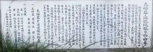 壁島　龍権社　夫婦岩(山口県)