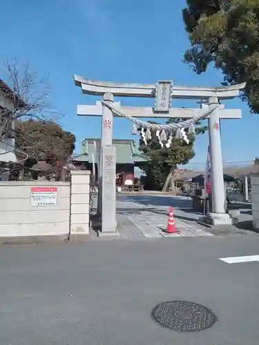 菖蒲神社の鳥居