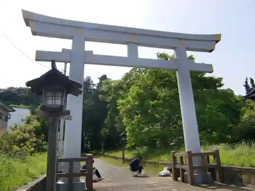 諏訪神社の鳥居