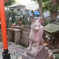 赤手拭稲荷神社の狛犬
