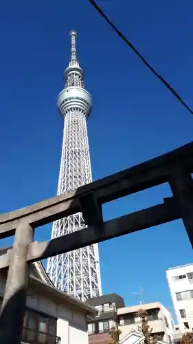 押上天祖神社の鳥居