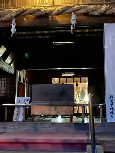 伊勢神明社の本殿・本堂