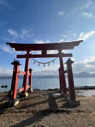 浮木神社の鳥居