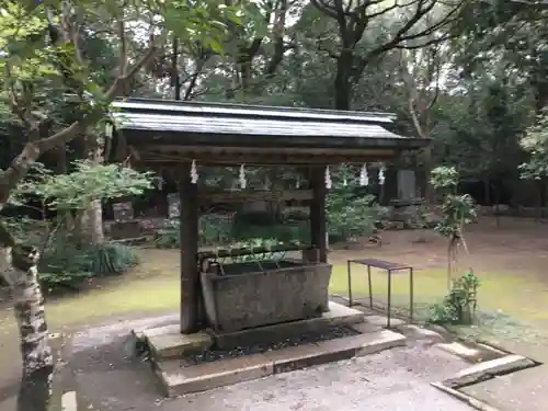 江田神社の手水舎