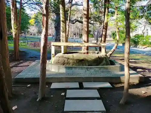 開拓神社の手水