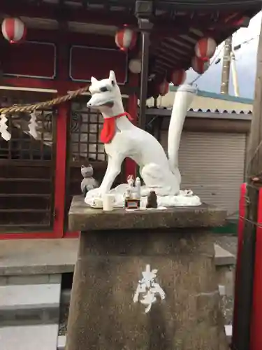 田中稲荷愛宕神社の狛犬