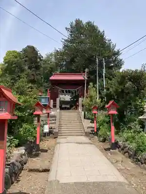 平出雷電神社の山門・神門