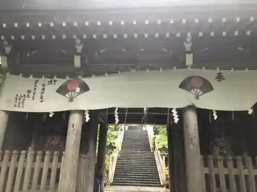 真山神社の山門・神門