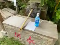 横浜御嶽神社の手水舎