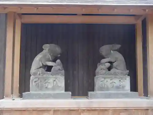 調神社の狛犬