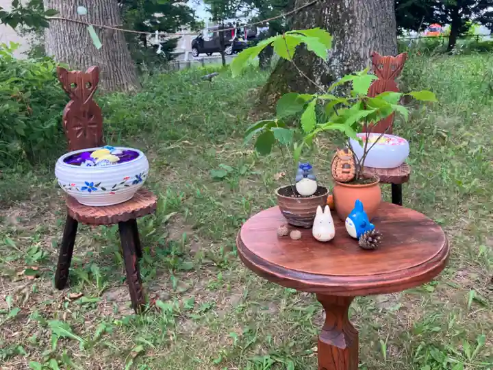 帯広三吉神社の庭園