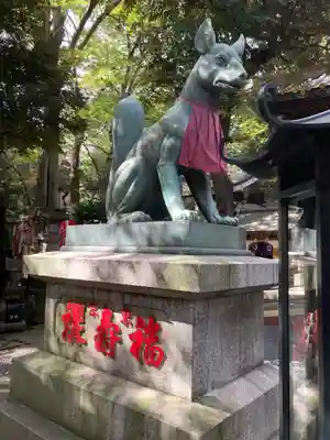 豊川稲荷東京別院の狛犬