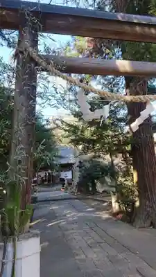 大胡神社の鳥居