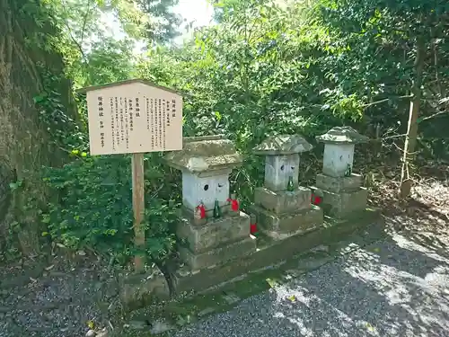 毛谷黒龍神社の末社・摂社