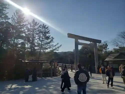 伊勢神宮内宮（皇大神宮）の鳥居