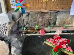 星置神社の手水