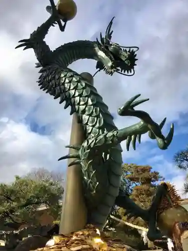 田村神社の狛犬