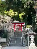 小川諏訪神社の鳥居