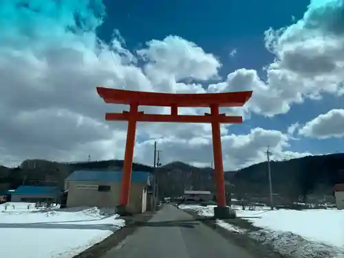 桜松神社の鳥居