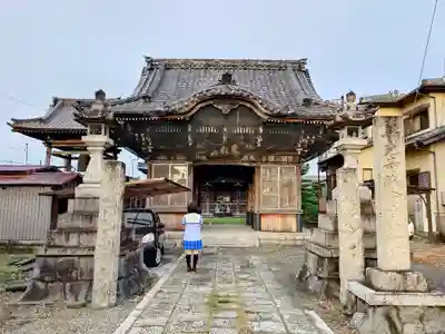 飛島善光寺の山門・神門