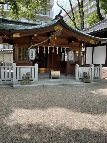 杭全神社の本殿・本堂