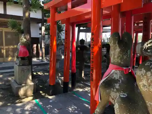 祝田神社の狛犬