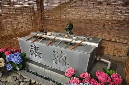 出釋迦寺の手水舎