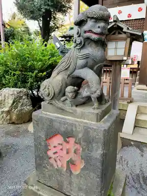 七社神社の狛犬