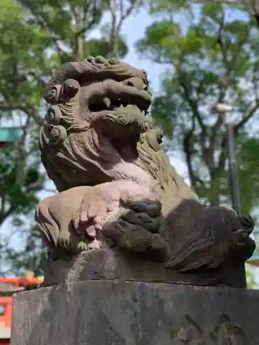 多摩川浅間神社の狛犬