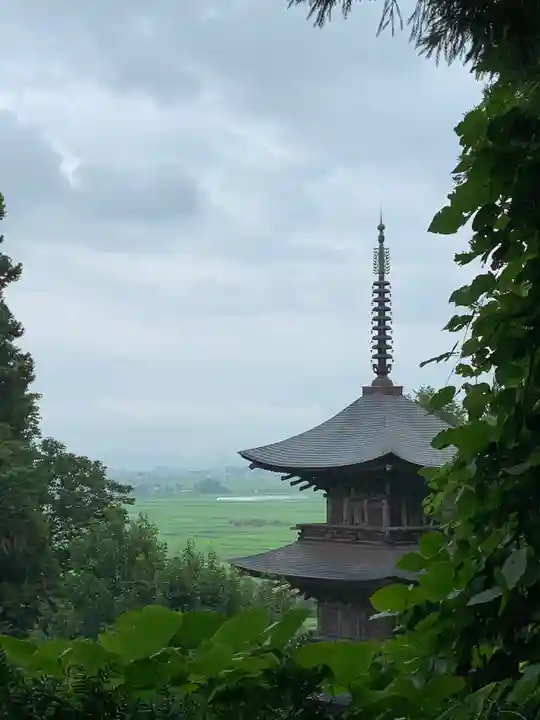 法用寺(雀林観音)の景色