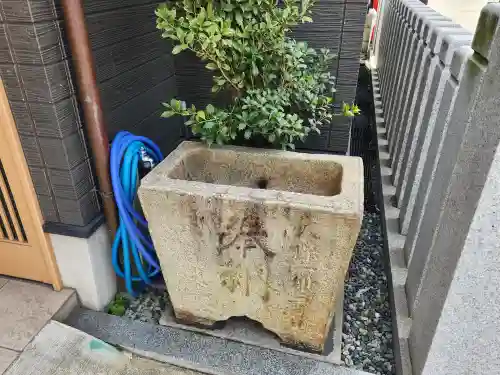 長壁神社の手水舎