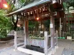 市谷亀岡八幡宮の手水