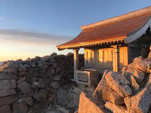 木曽駒ヶ嶽神社　奥社の本殿