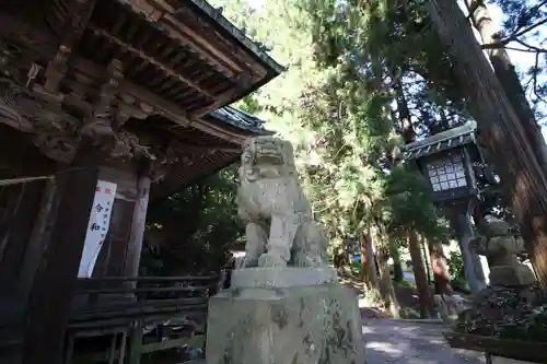 王城山神社の狛犬