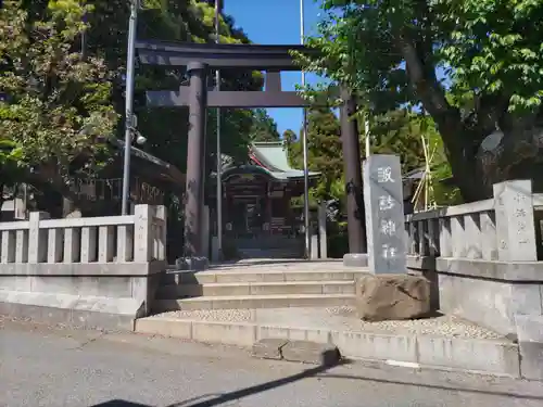 柏諏訪神社の鳥居