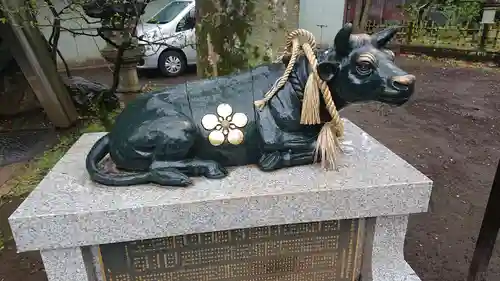 新井天神北野神社の狛犬