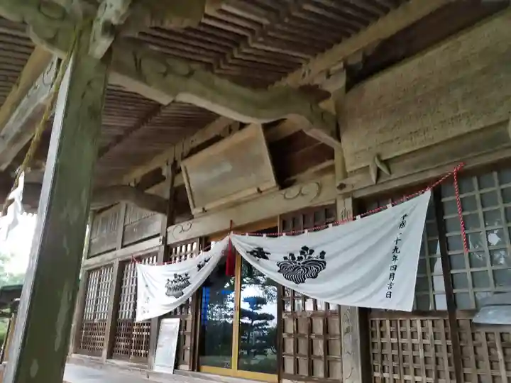 木幡山隠津島神社(二本松市)の本殿・本堂
