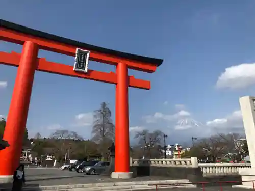 富士山本宮浅間大社の鳥居