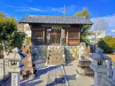 高木神社(萩原町高木)の本殿・本堂