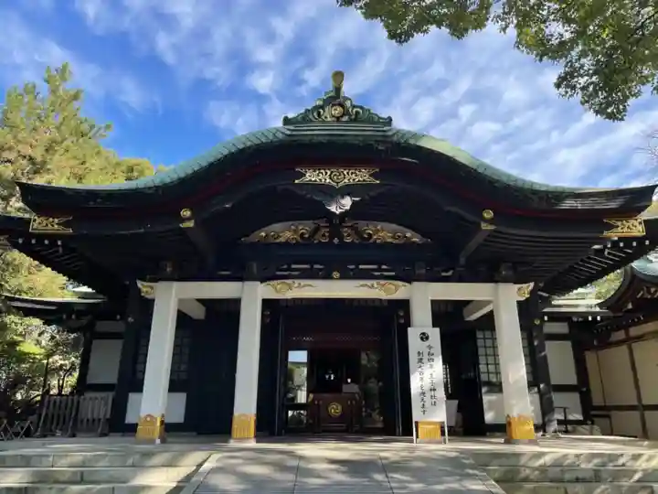 麻布氷川神社の本殿・本堂
