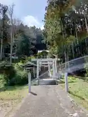 白山神社の鳥居
