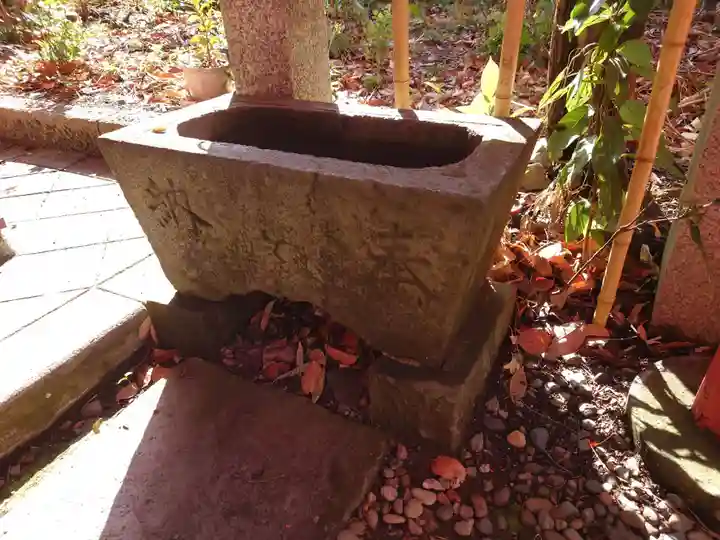 池袋御嶽神社の手水舎